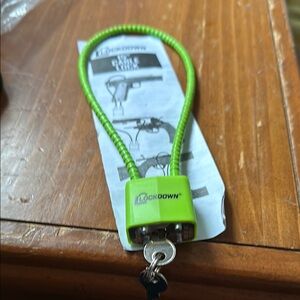 Green Security Cable Gun Lock